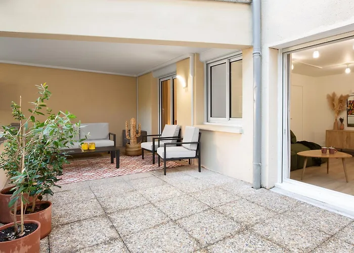 T2 Calme Absolu - Coeur - Saint Cyprien - Climatisation - Terrasse Arboree 公寓 圖盧茲