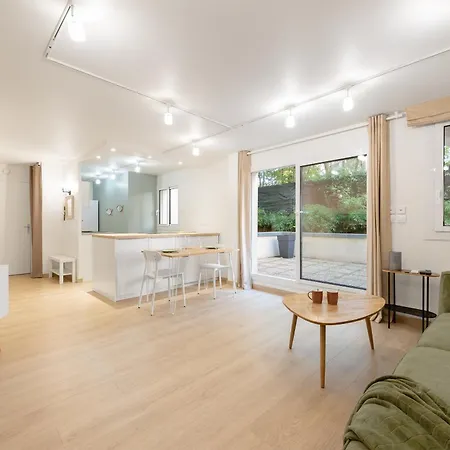 Apartment T2 Calme Absolu - Coeur - Saint Cyprien - Climatisation - Terrasse Arboree *