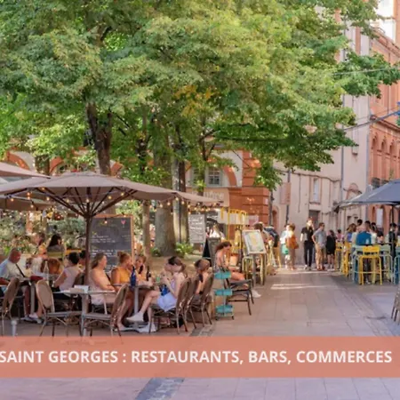 T2 Calme Absolu - Coeur - Saint Cyprien - Climatisation - Terrasse Arboree Lägenhet *